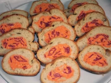 Gefülltes Baguette mit Salami - Rezept