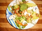 Käse-Nuss-Salat - Rezept
