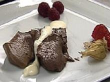 Arrangement von Grand-Cru-Schokolade auf Mürbeteig - Rezept