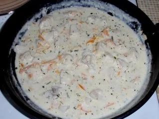 Rezept: Spargel-Rotbarsch-Ragout in Kumquats-Sahnesoße und Reistürmchen Bild Nr. 6 Spargel-Rotbarsch-Ragout in Kumquats-Sahnesoße und Reistürmchen - Rezept - Bild Nr. 6