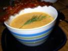 Gurkensuppe mit Bacon-Chips - Rezept