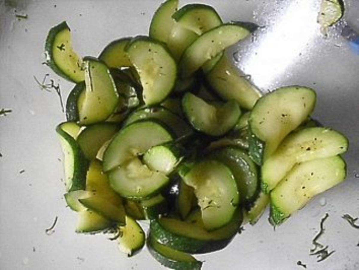 Zucchini-Salat / Salata kolokithakia - Rezept - Bild Nr. 5