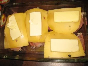 Rezept: Fleisch - Hühnchen überbacken Bild Nr. 3 Fleisch - Hühnchen überbacken - Rezept - Bild Nr. 3