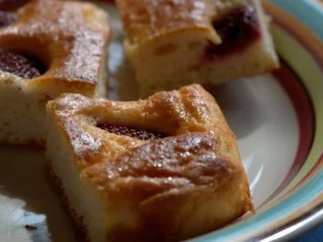 JOGURT Erdbeeren KUCHEN - Rezept