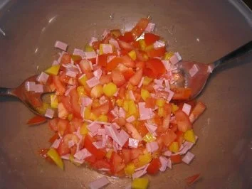 Nudelsalat Hawaii - einfach mal ohne Majo - Rezept - Bild Nr. 2