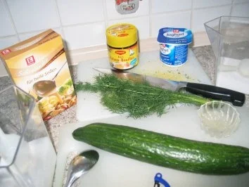 Rezept: Dill-Gurken-Würfel Dill-Gurken-Würfel - Rezept