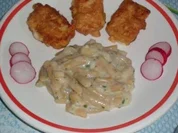 Gebackener Emmentaler mit Brechbohnen - Rezept