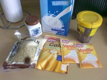 Mandelpudding - Rezept