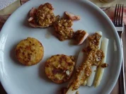 Lachs mit Spargel in senfvinaigrette - Rezept