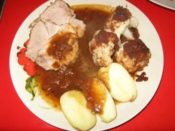 Schweinerollbraten in Altbier mariniert - Rezept