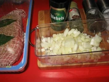 Schweinerollbraten in Altbier mariniert - Rezept - Bild Nr. 3