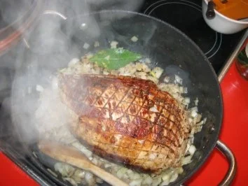 Schweinerollbraten in Altbier mariniert - Rezept - Bild Nr. 8