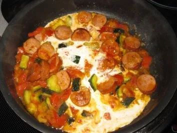 Rezept: Meine fast mediterrane Ruck-Zuck-Restepfanne Bild Nr. 7 Meine fast mediterrane Ruck-Zuck-Restepfanne - Rezept - Bild Nr. 7