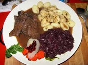 Rezept: Wildhasenkeulen in Rotwein Wildhasenkeulen in Rotwein - Rezept