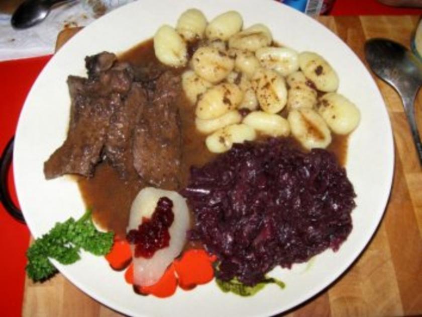 Wildhasenkeulen in Rotwein - schnell &amp; einfach - 121 kcal/100g