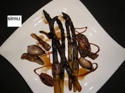 Grüne Spargeln mit Balsamico - Rezept