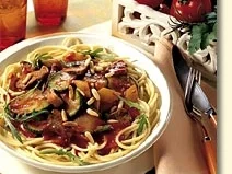 Rezept: Spaghetti mit Rucola und Lammfilet Spaghetti mit Rucola und Lammfilet - Rezept