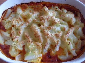 Rezept: Kohlrabi-Hack-Auflauf Kohlrabi-Hack-Auflauf - Rezept