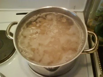 Geflügel: Hähnchengeschnetzeltes mit Steinpilznudeln - Rezept - Bild Nr. 6