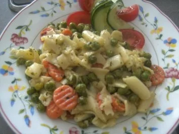 Gemüse - Nudel -Pfännchen-  Ein ganz schnelles Essen- - Rezept