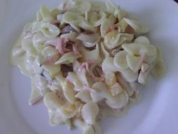 Rezept: Nudelsalat mit Curry Nudelsalat mit Curry - Rezept