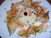 Tintenfischtuben gefüllt mit Krebsfleisch (sehr lecker und butterweich) - Rezept