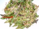  Pfannengerührter grüner Spargel mit Sesam - Rezept