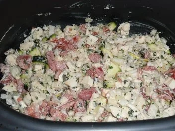 Gemüse: Zucchini mit Mozzarella-Tomaten-Gemüse - Rezept - Bild Nr. 4