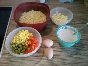 "SALAT" Nudelsalat Variante Nr.2 - Rezept - Bild Nr. 3