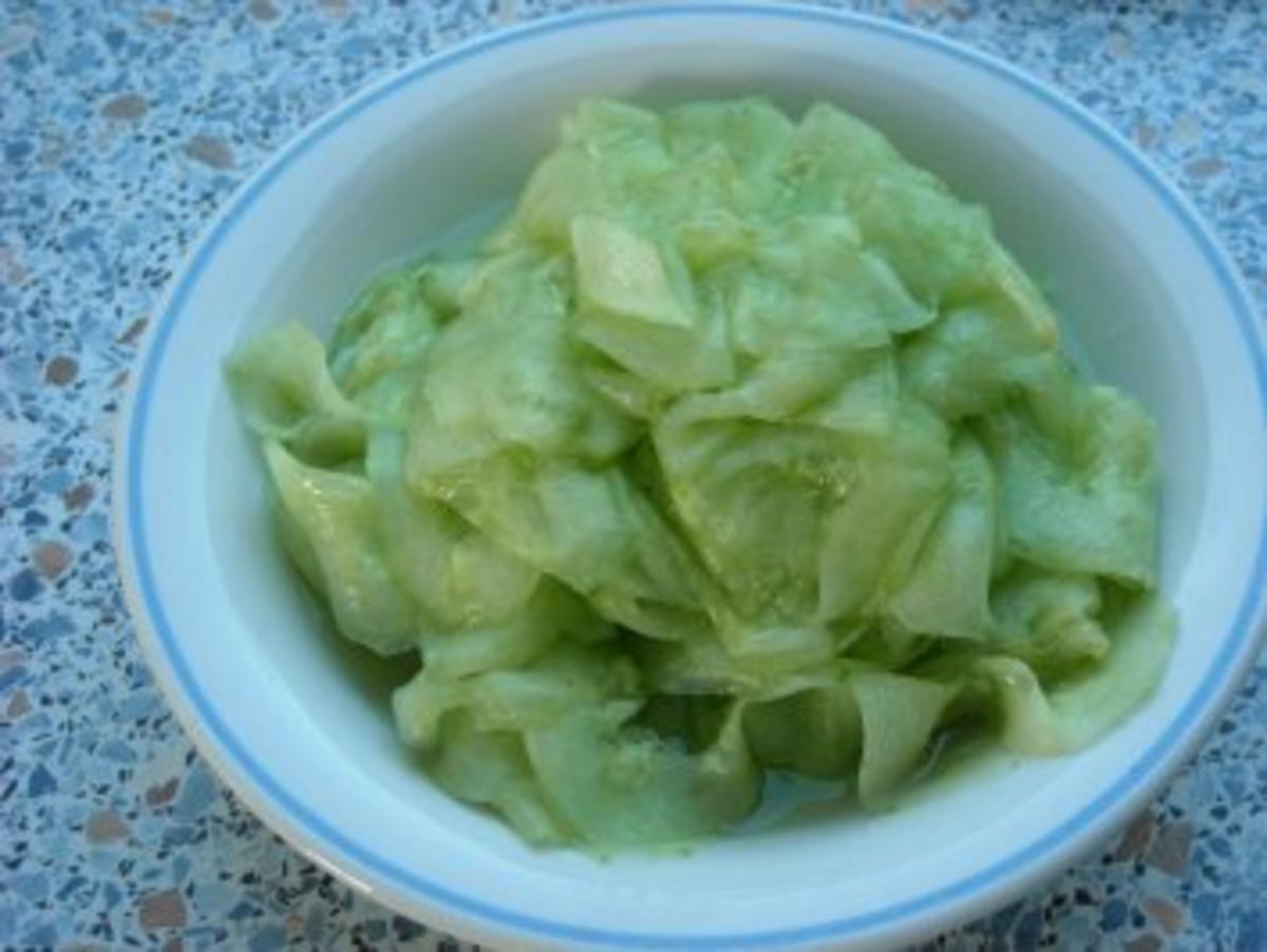 Gurkensalat mit Majoran - Rezept - Bild Nr. 4