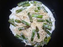 Spaghetti mit grünem Spargel - Rezept