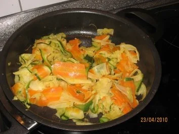 Rezept: Gemüse-Bandnudeln Bild Nr. 6 Gemüse-Bandnudeln - Rezept - Bild Nr. 6