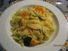 Gemüse-Bandnudeln - Rezept