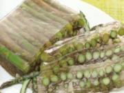 antipasti spargel unter gelatine - Rezept