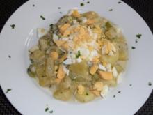 Eier-Gurken-Ragout - Rezept