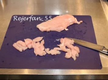 Rezept: Spargel-Hähnchen-Geschnetzeltes Bild Nr. 2 Spargel-Hähnchen-Geschnetzeltes - Rezept - Bild Nr. 2