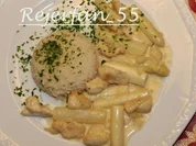 Spargel-Hähnchen-Geschnetzeltes - Rezept