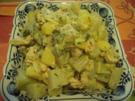 Eintopf aus Putengeschnetzeltem, Kohlrabi und Porree - Rezept