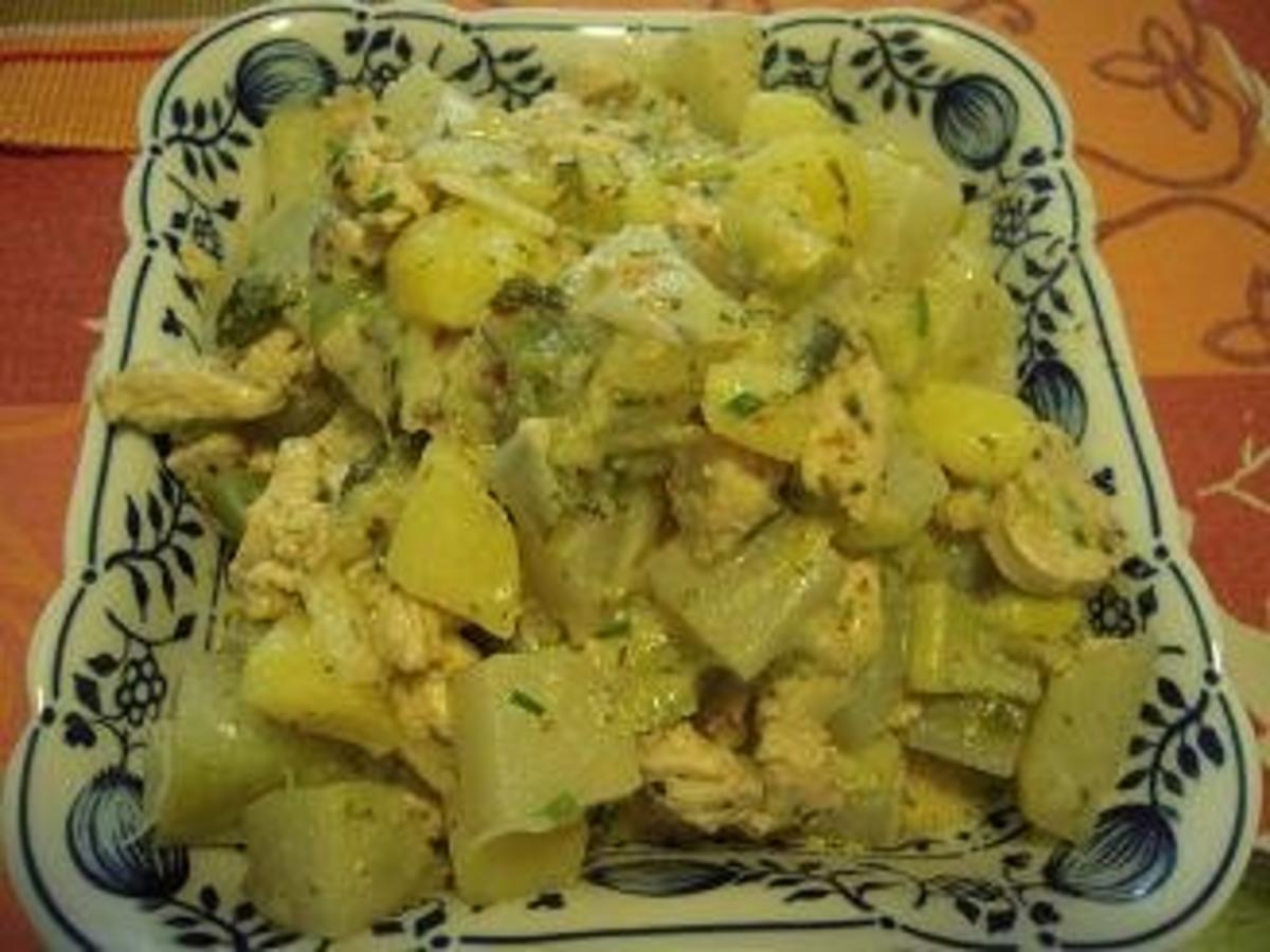 Bilder für Eintopf aus Putengeschnetzeltem, Kohlrabi und Porree - Rezept