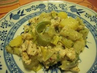 Eintopf aus Putengeschnetzeltem, Kohlrabi und Porree - Rezept - Bild Nr. 6
