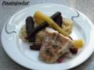 Dorsch im Zitronendampf mit violetten und gelben Möhren - Rezept