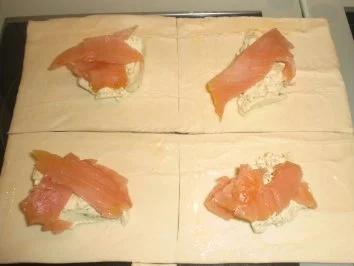 Rezept: Lachsecken Bild Nr. 2 Lachsecken - Rezept - Bild Nr. 2