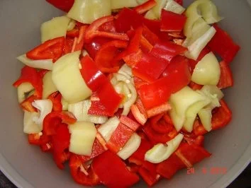 Rezept: Beilage : Ungarisches Letscho Bild Nr. 3 Beilage : Ungarisches Letscho - Rezept - Bild Nr. 3