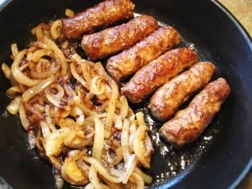 Cevapcici gebraten ... - Rezept