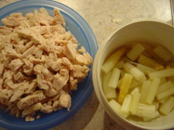 Hähnchen Spargel Ragout - einfach - 313 kcal/100g