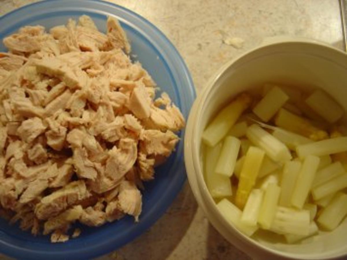 Hähnchen Spargel Ragout - einfach - 313 kcal/100g