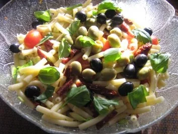 Maccaronisalat mediteran - Rezept - Bild Nr. 4