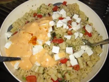 ★  Mein Nudelsalat von der schnellen Sorte ★ - Rezept - Bild Nr. 6