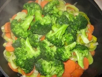 Penne mit Hähnchenbrust und Gemüse - Rezept - Bild Nr. 4