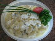 Salatbar:   KARTOFFELSALAT - Rezept